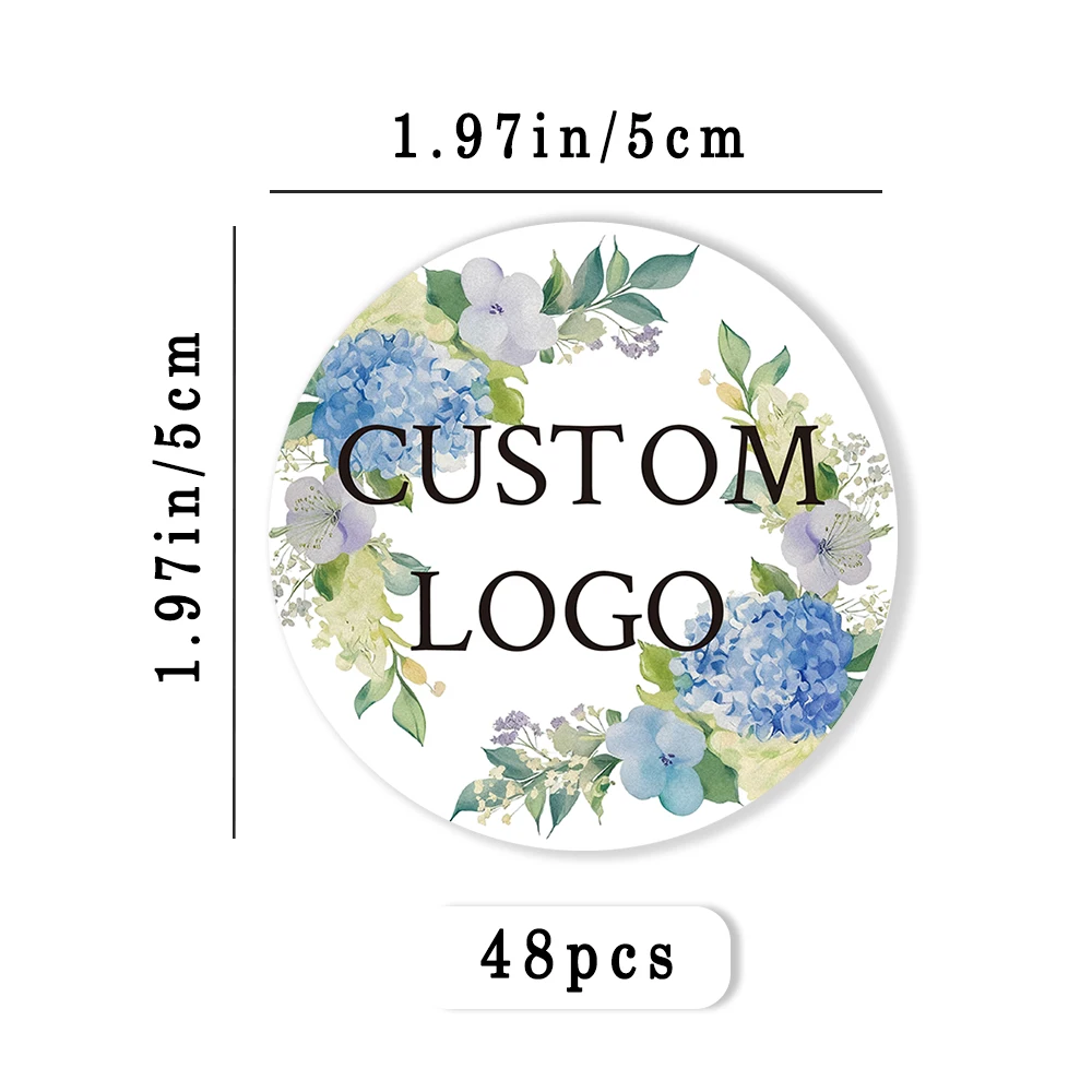 768개 맞춤형 스티커/2인치/로고/웨딩/비즈니스/생일/포장 씰/맞춤형 스티커, 맞춤형 사진, 방수