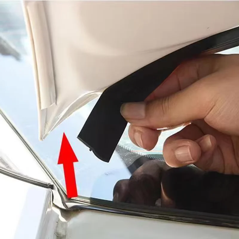 Waterproof Rubber Seal Strip for Trunk Edges, Universal Weather-Resistant Sealing Tape for SUVs
