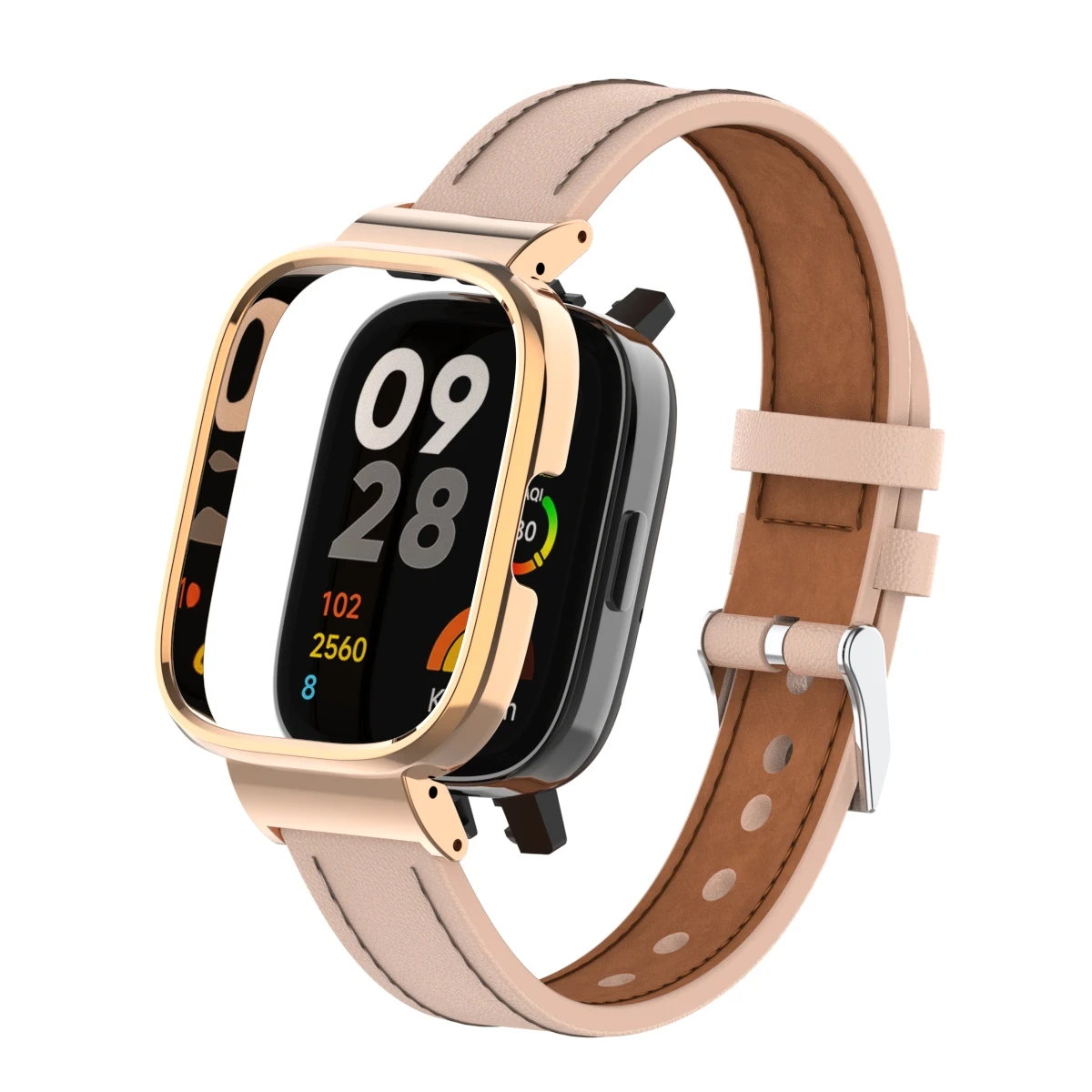 Premium Ultra-Fiber Leather Strap with Metal Protection Box