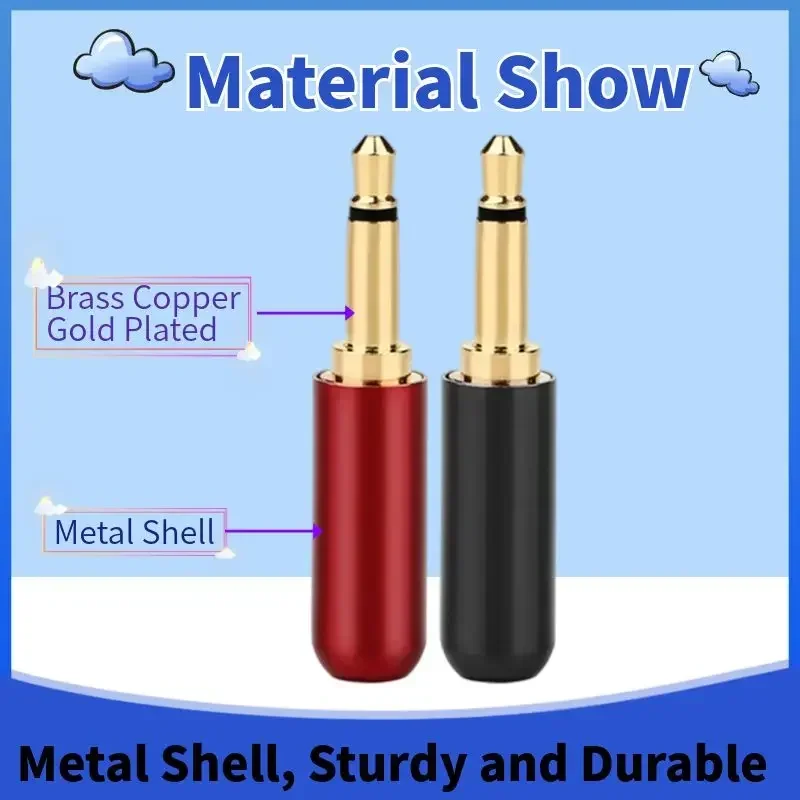 Spina Per Cuffie Da 3,5 Mm Jack Stereo Mono 2/3/4 Poli Adattatore