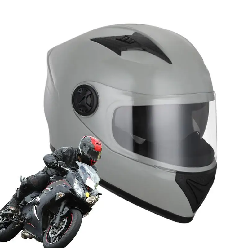 

Motorcycle Helmets Full Face Electric Racing Helmets Winter Warm Double Visor Motorcycle Anti-Fog Helmet Motorbike Sports helmet