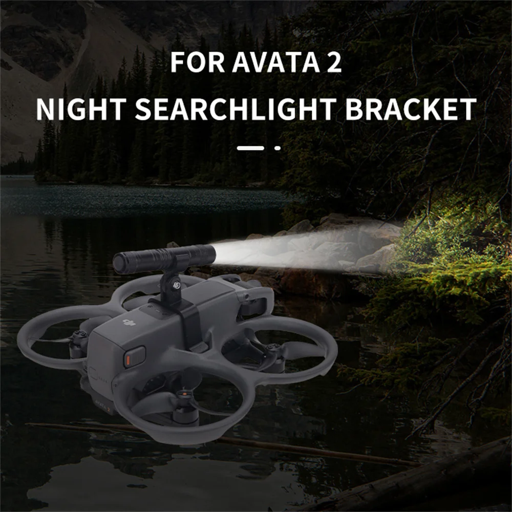 Feu de navigation lumineux pour DJI Avata 2 - Support lampe torche drone