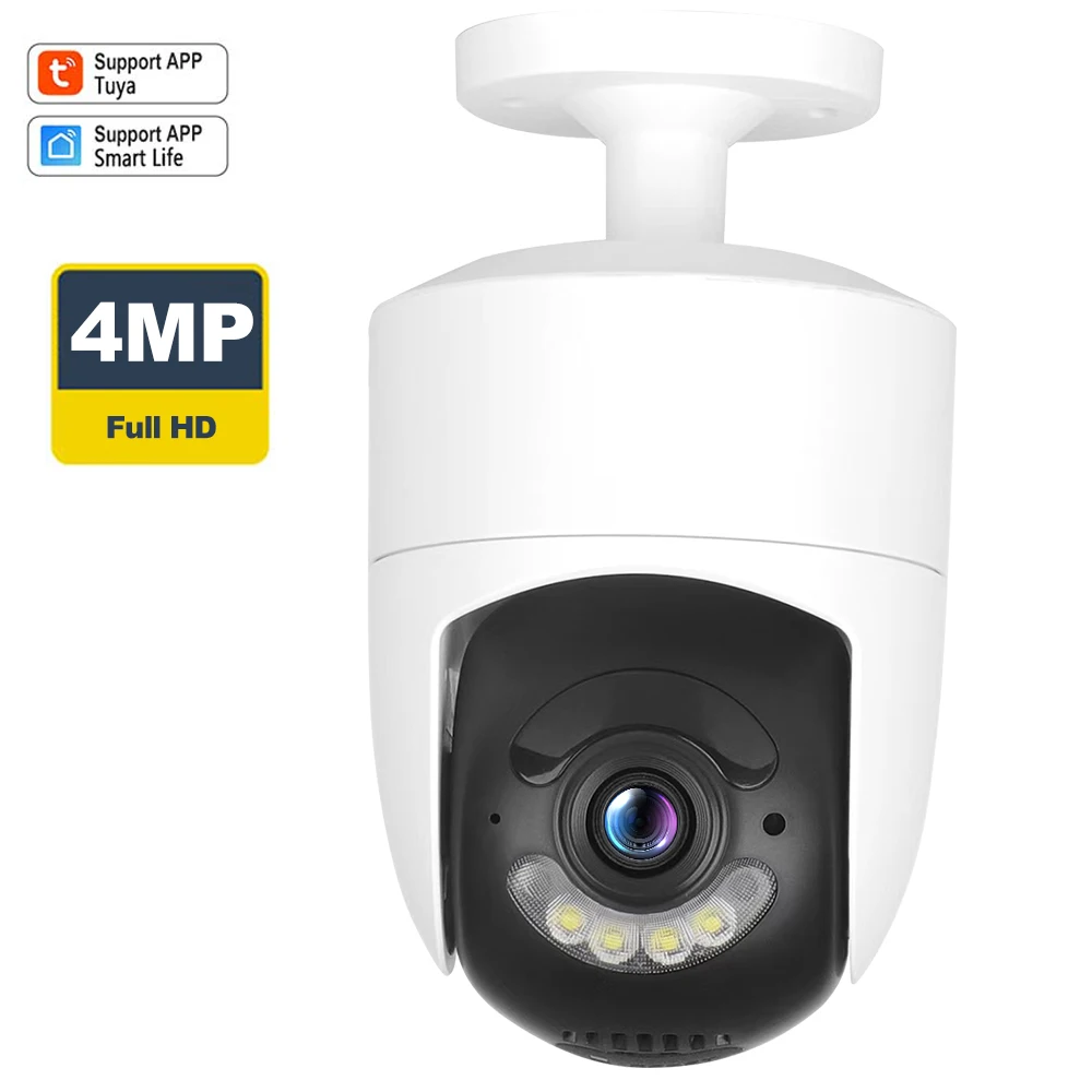 6MP Tuya güvenlik IP kamera 2.4G/5G WiFi Mini açık PTZ kameralar iki yönlü ses SmartLife ev Video gözetim Alexa Google ev