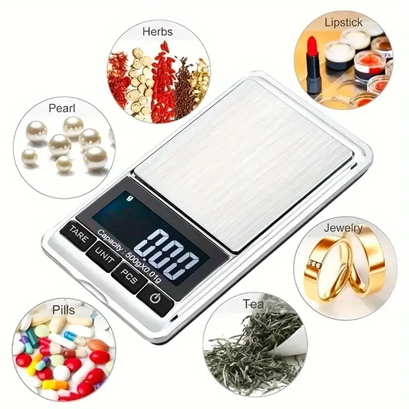 200 0.01g Electronic Jewelry Scale Mini Pocket Digital LCD Display High Precision