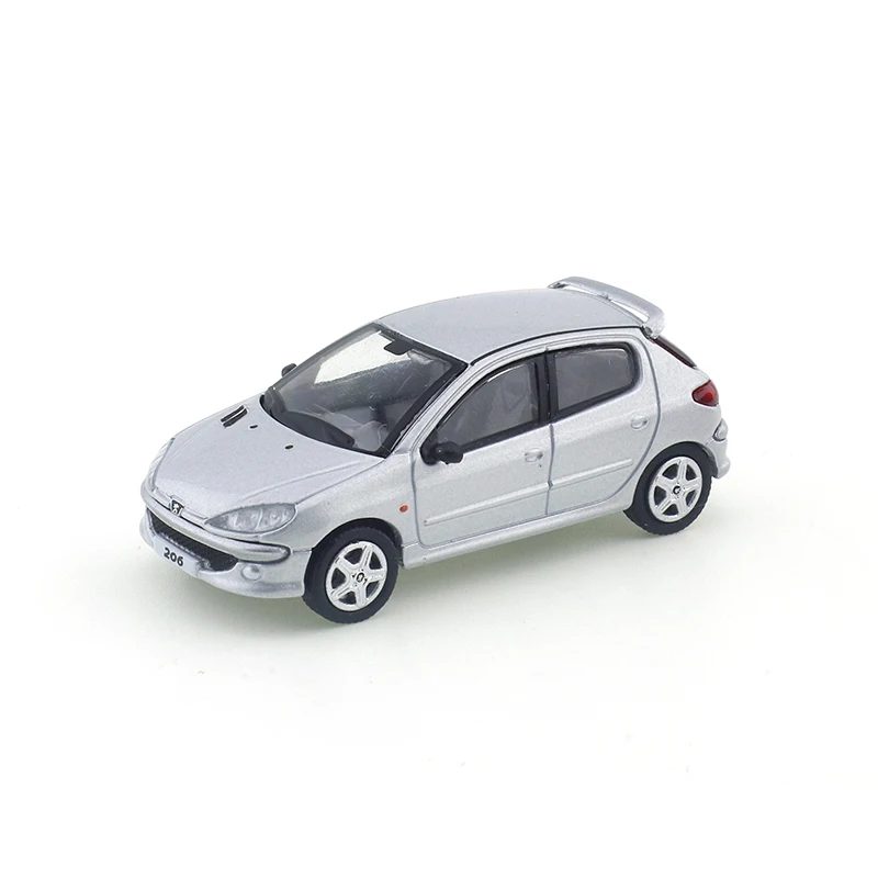 DCT 1/64 Peugeot 206 Car Alloy Toys Motor Vehicle Diecast Metal Model Kids Xmas Gift Toys for Boys 3