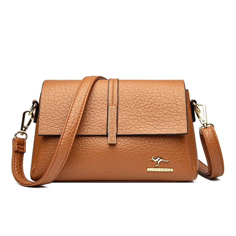 Piccola borsa a tracolla donna stile retro casual borsetta spalla_voghion.com