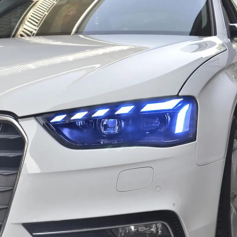 

Передняя фара для AUDI A4 светодиодный, фары 2013-2016 A4L Upgrade RS5, передняя фара, автостайлинг, дневные ходовые огни, автомобильные линзы
