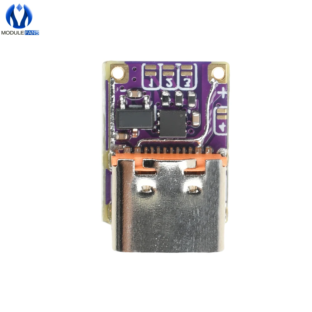 PD3.0 PD3.1 QC3.0 Schnelllademodul 5A DC 5V/9V/12V/15V/20V/28V/36V/48V auf 5V Spannungsauslöseradapter PD auf DC Typ-C