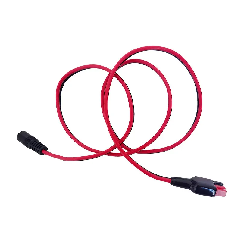 앤더슨-DC5521 커넥터, 에너지 저장 배터리 연결 케이블, 14AWG 배터리 전원 공급 장치, 1m 케이블, 45A 앤더슨-DC5MM