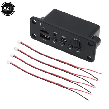 블루투스 호환 MP3 WMA 디코더 보드, 오디오 모듈, USB TF 라디오, 무선 FM 수신기, MP3 플레이어, 2x3 W 앰프, 차량용