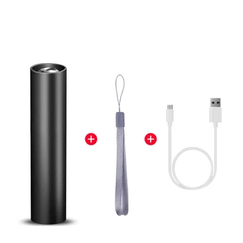 Outdoor Mini High-intensity Flashlight Home Rechargeable Multi-purpose Long-range Ultra-bright Convenient To Carry