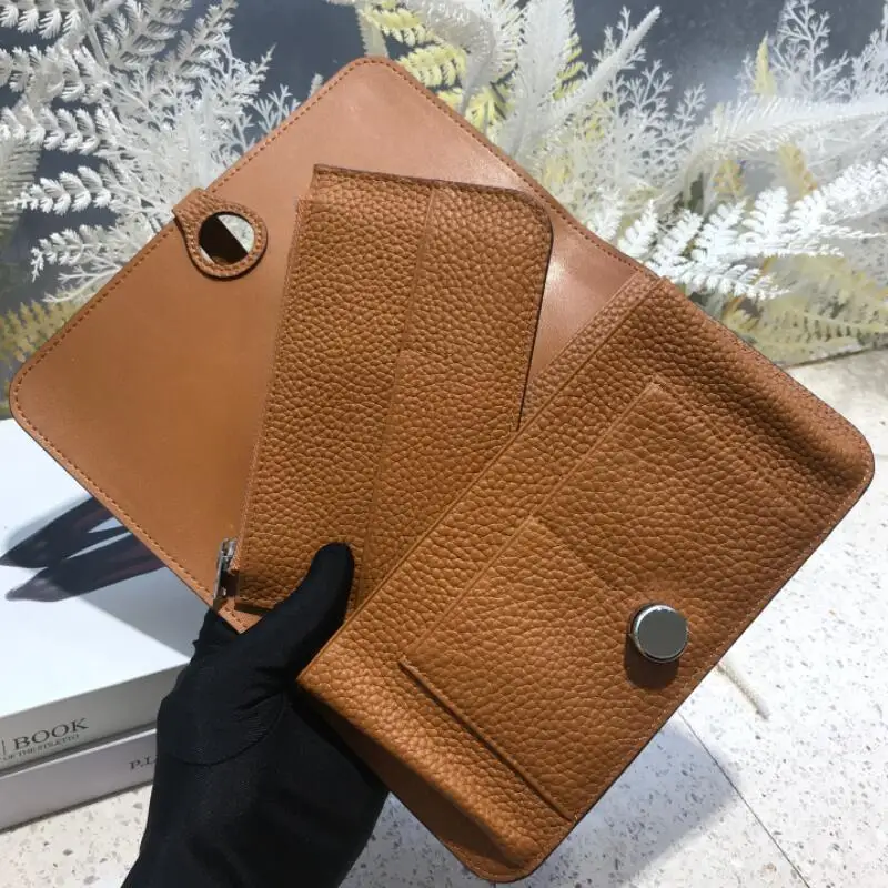 LOMANTINA  Big Sale!Stock Clearance! Limited Sale Genuine Leather Designer Wallet Women Luxury Wallets Ladies High Quality