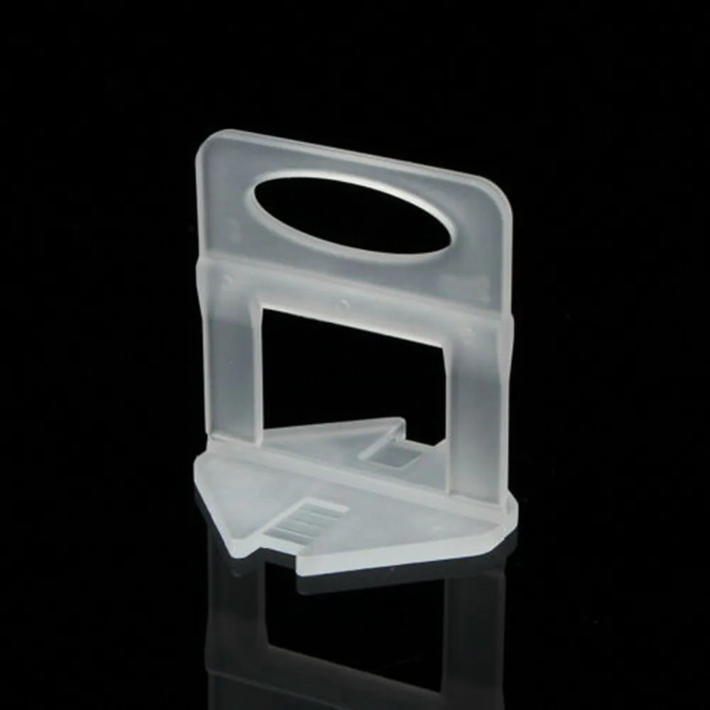 

500/1000* Flat Tile Leveling System Clips 2mm Wall Floor Spacers Tiling Tool Prevent Tiles From Moving While Curing