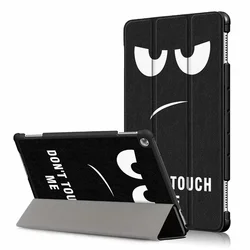Ultra Slim PU Leather Stand Case with Film and Pen for Huawei MediaPad M5 Lite Tablets (DYJ)