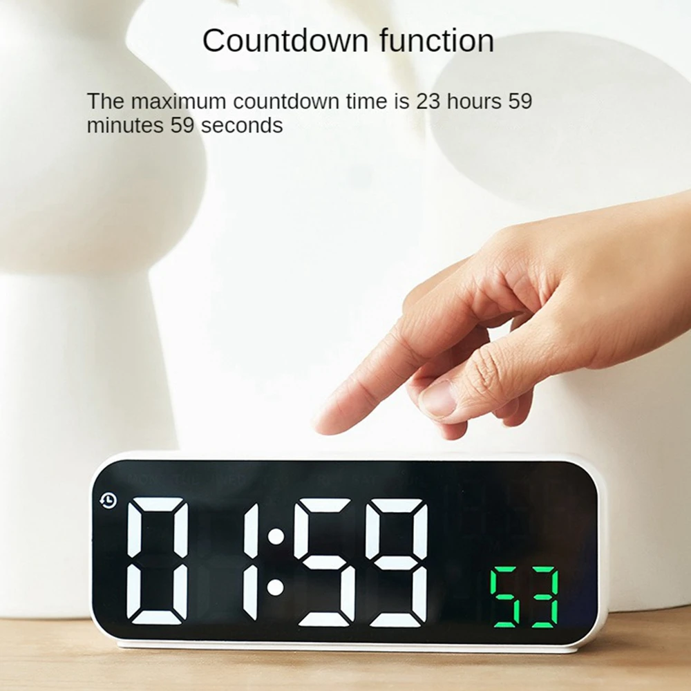 LED Digital Alarm Clock Display 5