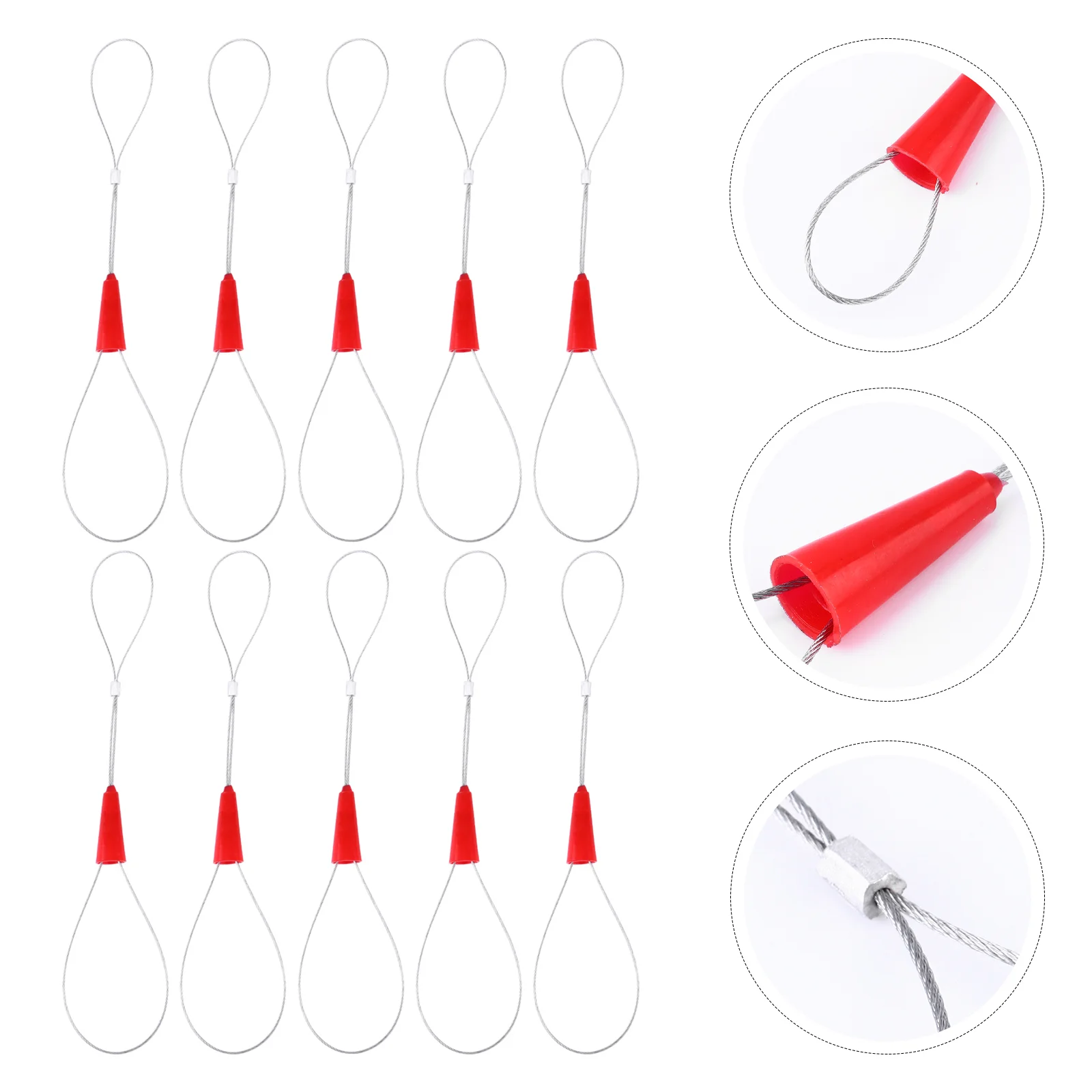 

10 Pcs Wire Harness Cable Puller Universal Wire Traction Fish Tape Fastener Tool