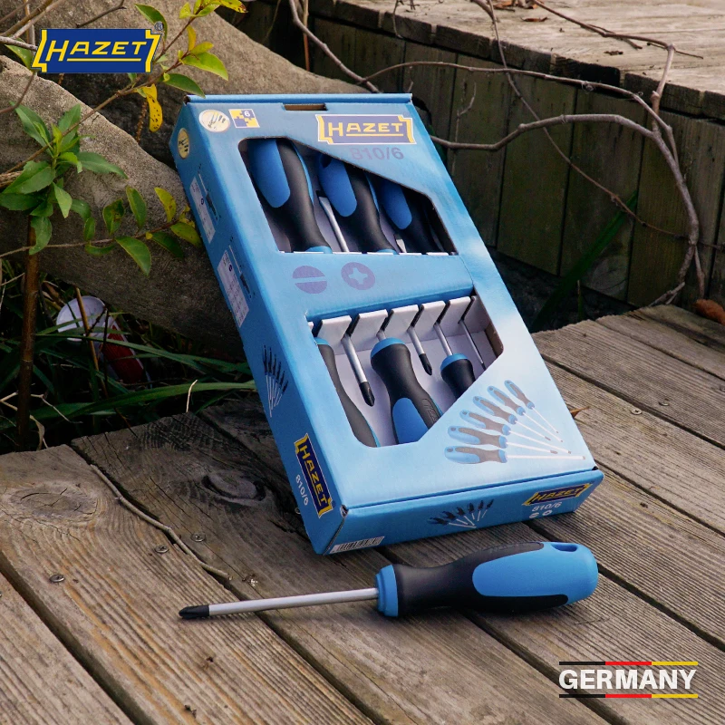 Germany Original Screwdriver Tools Set,HAZET 810/6 Slotted Cross