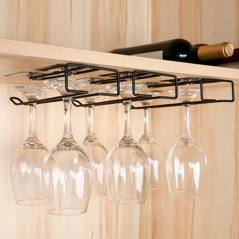 Kitchen Storage Organizer Multifunctional Plastic Film Shelf Wine Glass