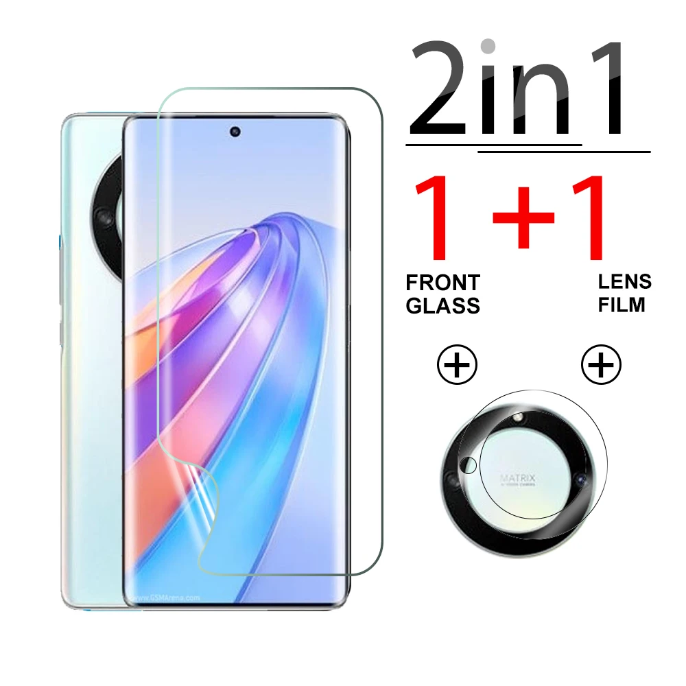 

2 в 1, Гидрогелевая Защитная пленка для объектива камеры Honor X9a X40 Honor Magic5 Lite X 9a X 40