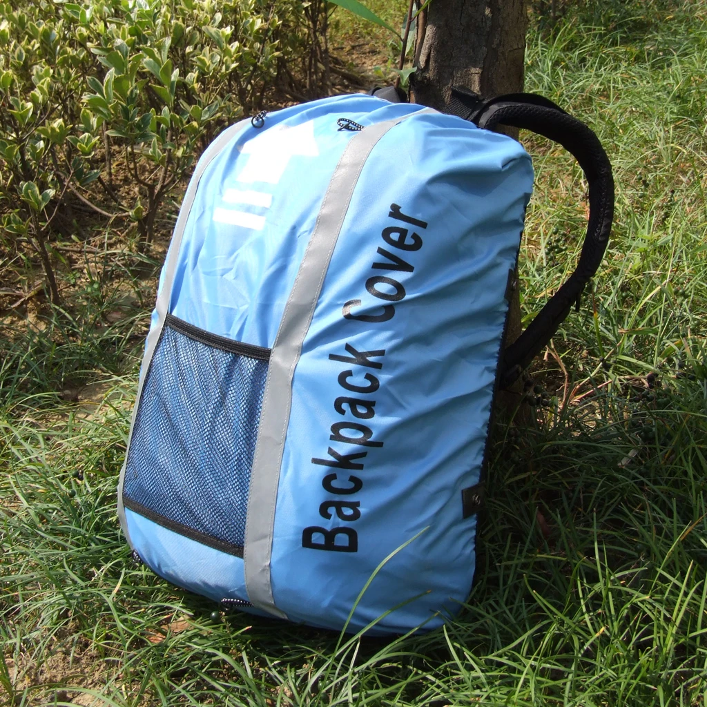 25-40L Backpack Rucksack Bag Dust Rain Cover w/ Helmet Mesh Climbing Accessories
