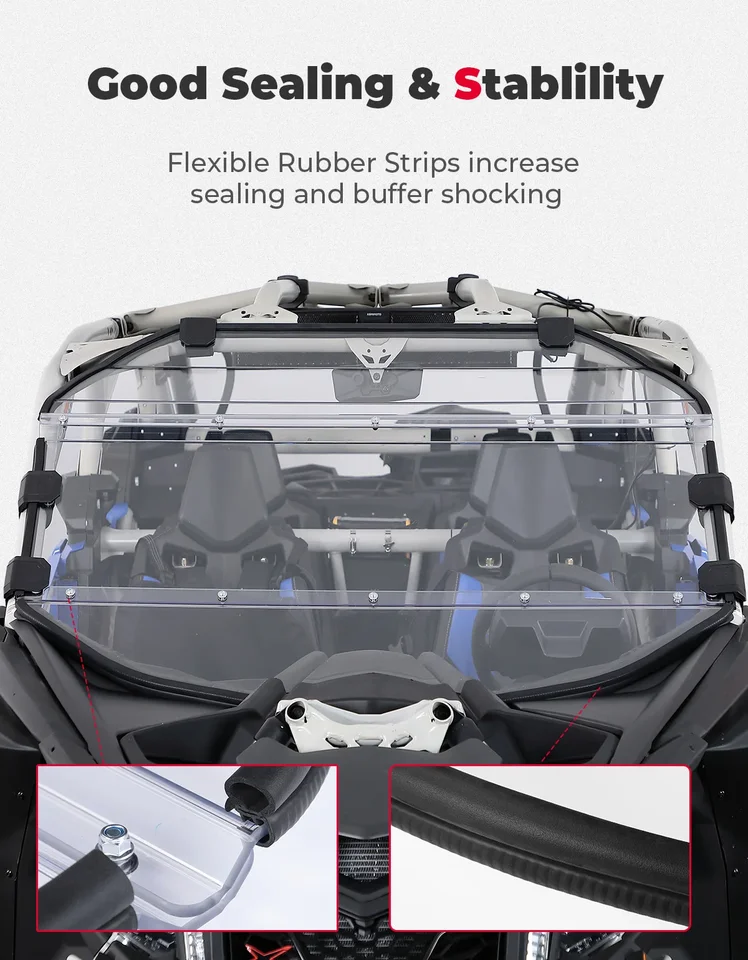 KUAFU Cubierta De Techo Duro Deportivo De Una Pieza Compatible Con CAN Am Maverick X3 2017 2023 2 Puertas Repuesto Para 715002902