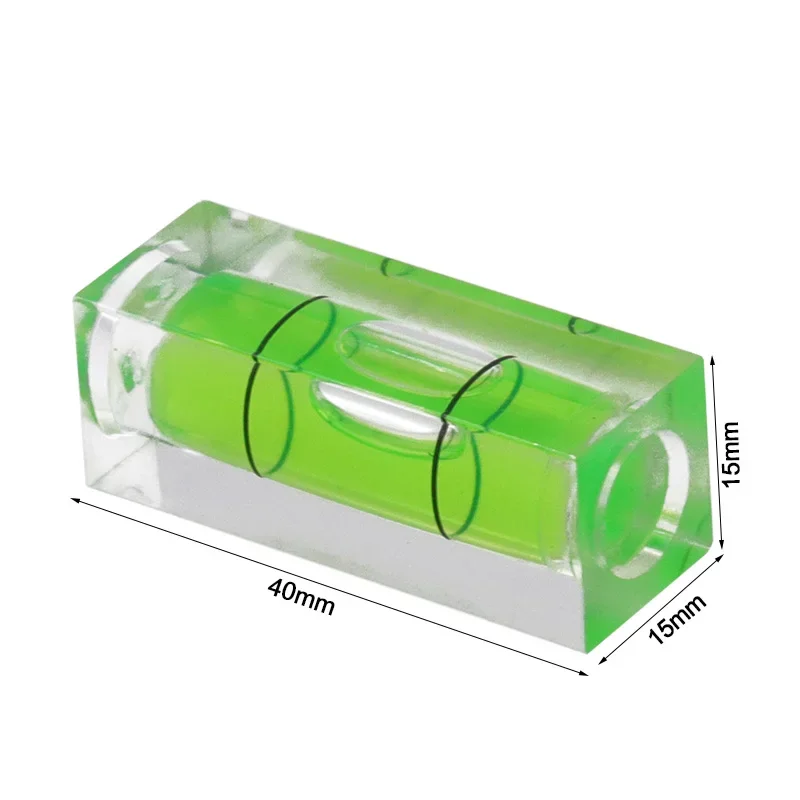 Livella A Bolla Orizzontale 60mm Alta Precisione - Alloggiamento In Alluminio, Per Misurazioni Professionali E Strumenti