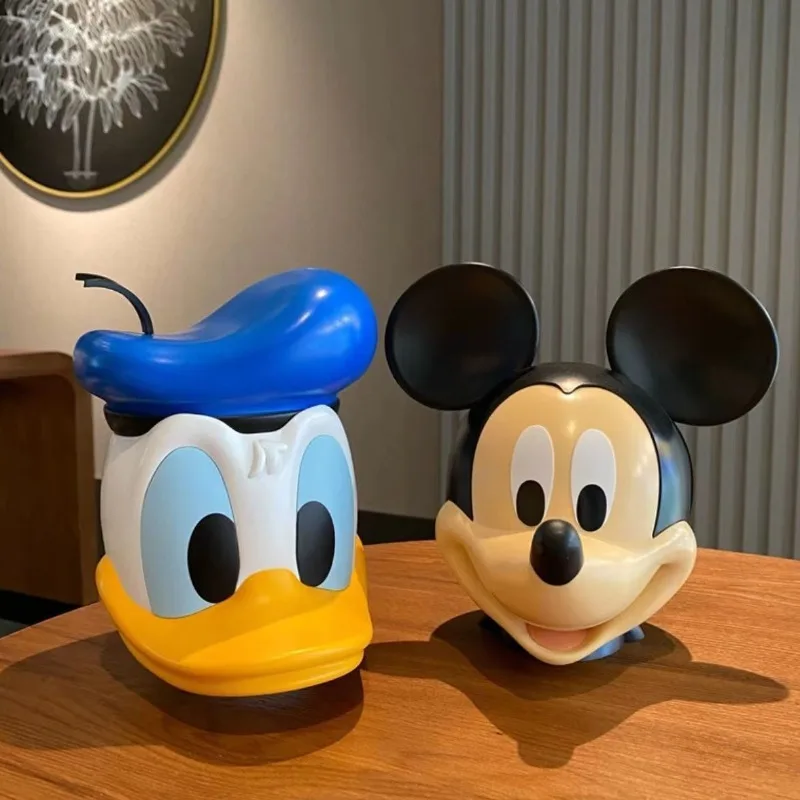 

Creative Disney Piggy Bank Cartoon Mickey Mouse Donald Duck Anime Figures Piggy Bank Decorative Ornaments Kids Birthday Gifts