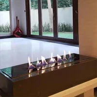 High Quality Indoor Bio Ethanol Fireplace Stoves 760mm Insert Smart Bio Ethanol Electric Fireplace 1