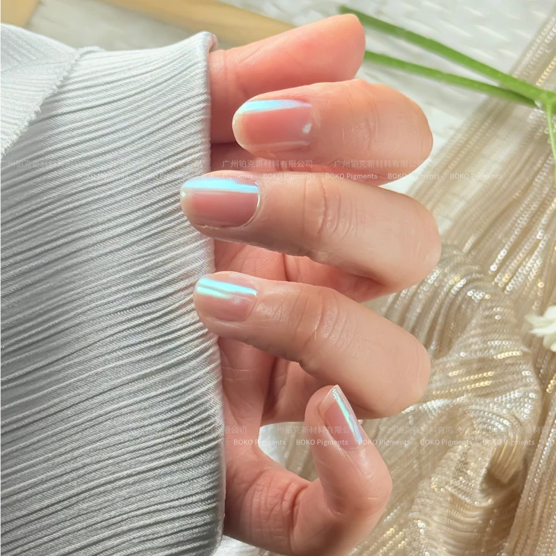 BOKO Nails Aurora Powder Kit Fairy Pearlescent Mirror Chrome Pigment Rub Dust Manicure Decoration