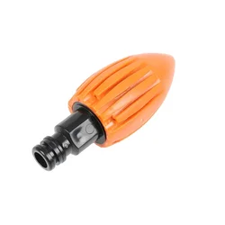 High-Pressure Sewer and Drain Cleaning Nozzle (Orange)
