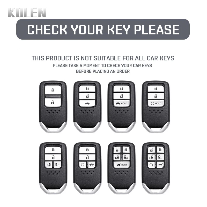 Sleek Carbon Fiber Style Car Key Case Cover