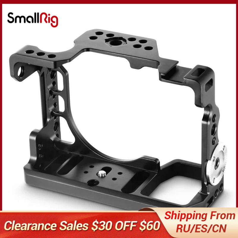 SmallRig Camera Cage For Sony a9 With Nato Rail Cold Shoe Mount + Arri