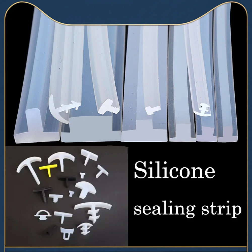 1/3/5m Gap Cover Sealing Strip T Shape Silicone Gap Filling Bar Kitchen ...