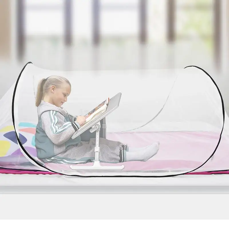 

Single Bed Tent Kids Play Tent House Canopy Folding PopUp Indoor Toys Tent Child Fairy House Portable Privacy Sleeping Tent