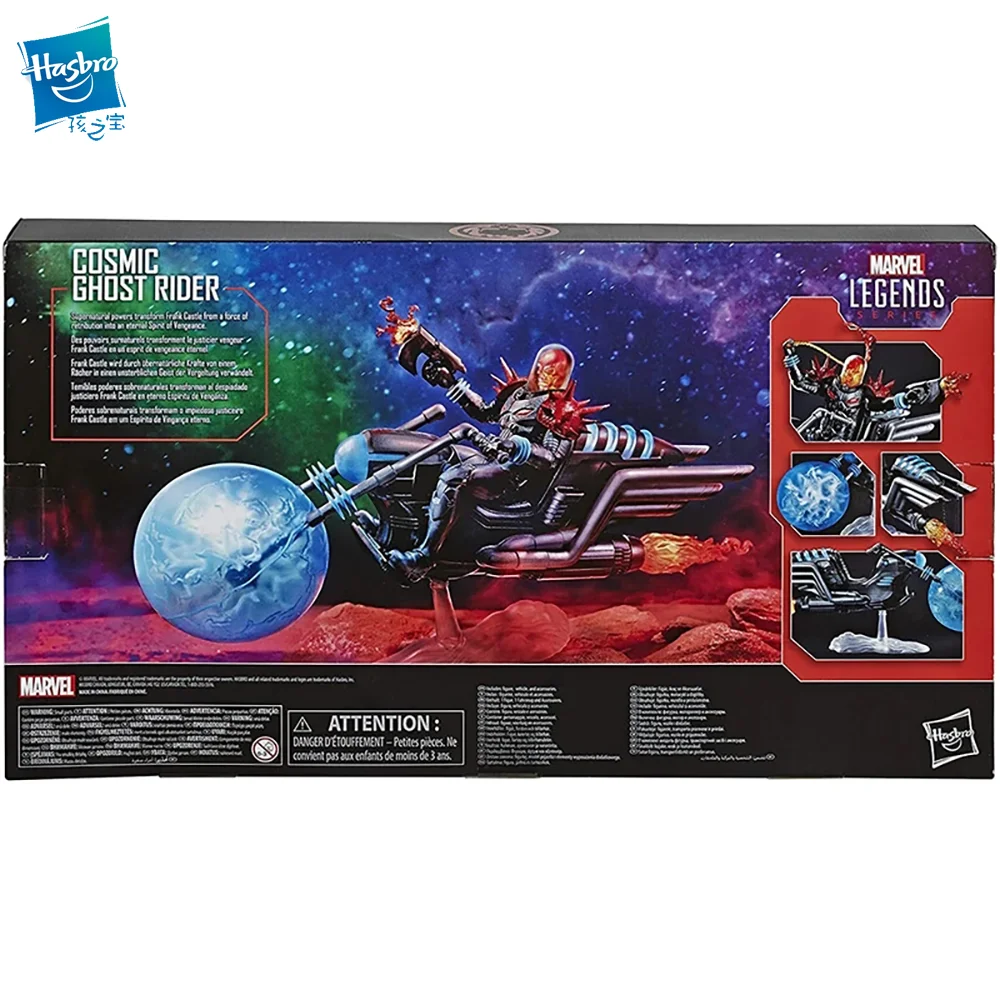 Hasbro-Conjunto de brinquedos de moto Marvel Legends, Motoqueiro Fantasma  Cósmico, Deadpool Corps, Viúva Negra, Justiceiro