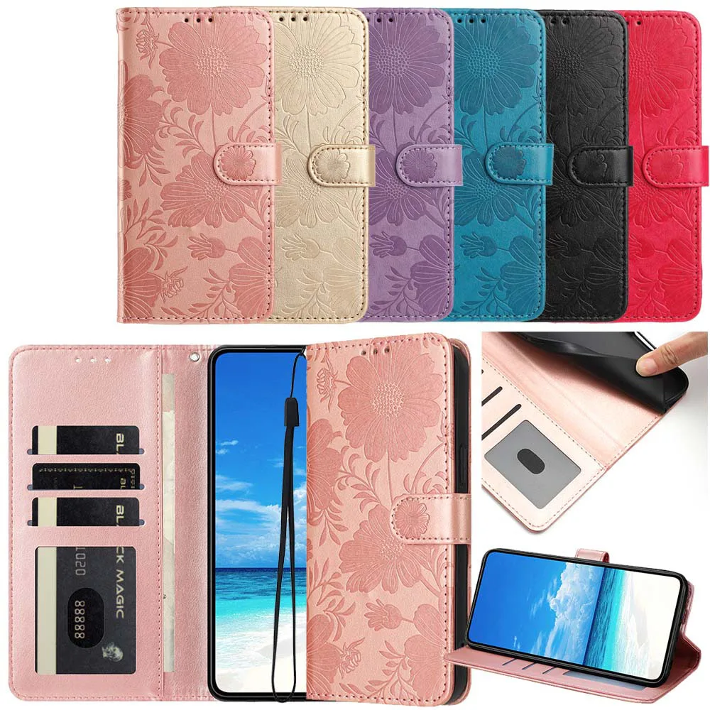 Leather Wallet Card Holder Flip Case - Stylish and Durable Phone Back Cover