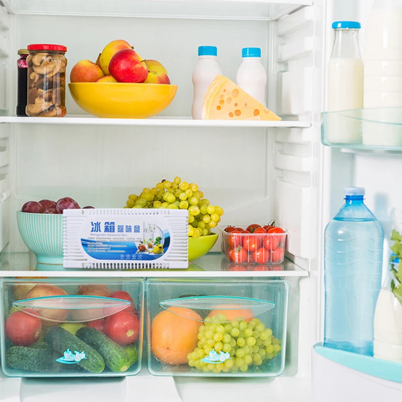 Refrigerator Deodorant Detergent Household Fridge Freshener Odor Absorber Activated Bamboo Charcoal Deodorizer Box Purifier