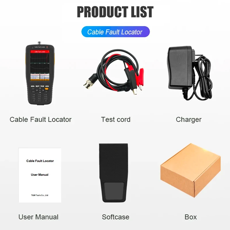 2024 New TDR TL280 1/2/4/8km Cable Fault Tester TDR Cooper TDR Locator Coaxial Communication Wire Locater images - 6