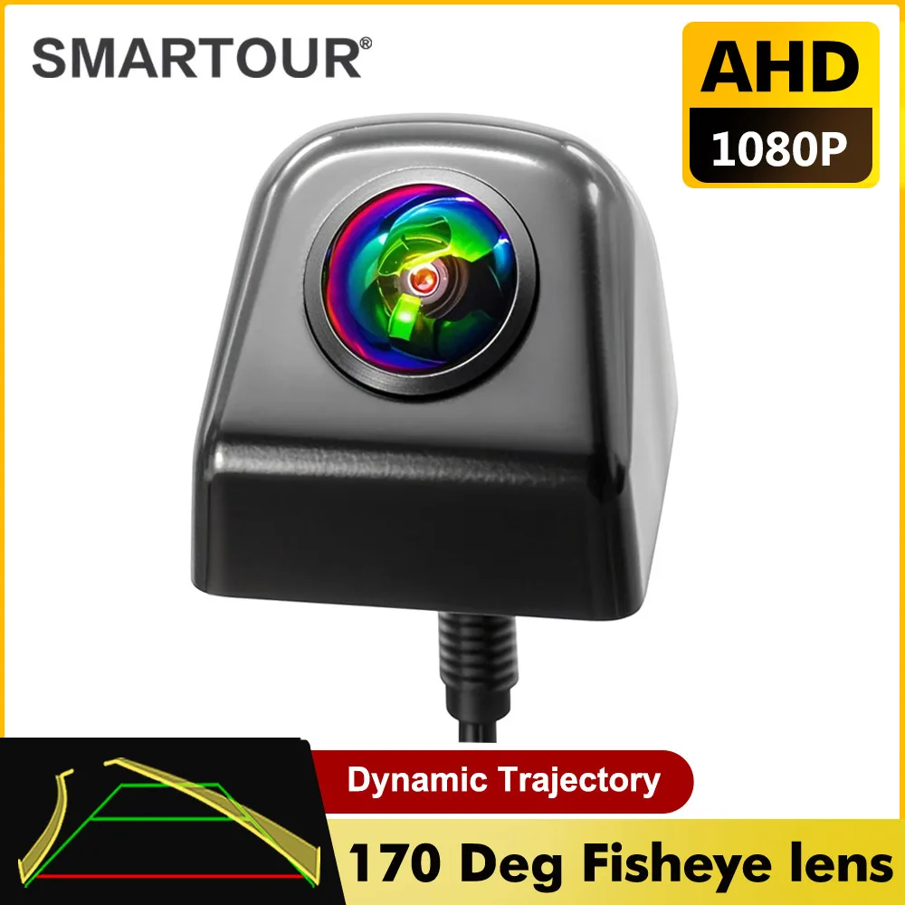 Cámara Trasera Ajustable Jansite AHD 1080P Para Coche, ángulo De 170° Y Visión Nocturna, Rotación De 360°, Compatible Con 12V-24V, IP69K A Prueba De Agua