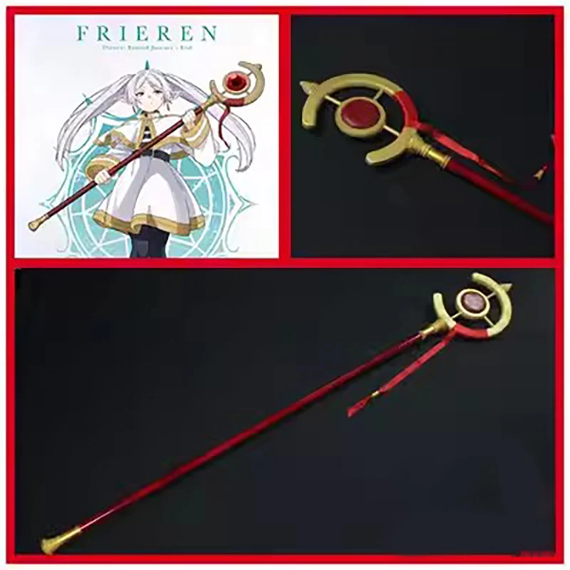 

Frieren At The Funeral Frieren Anime Cosplay Prop 165CM Long PVC Wand Weapon Halloween Christmas Fancy Stage Performance Props