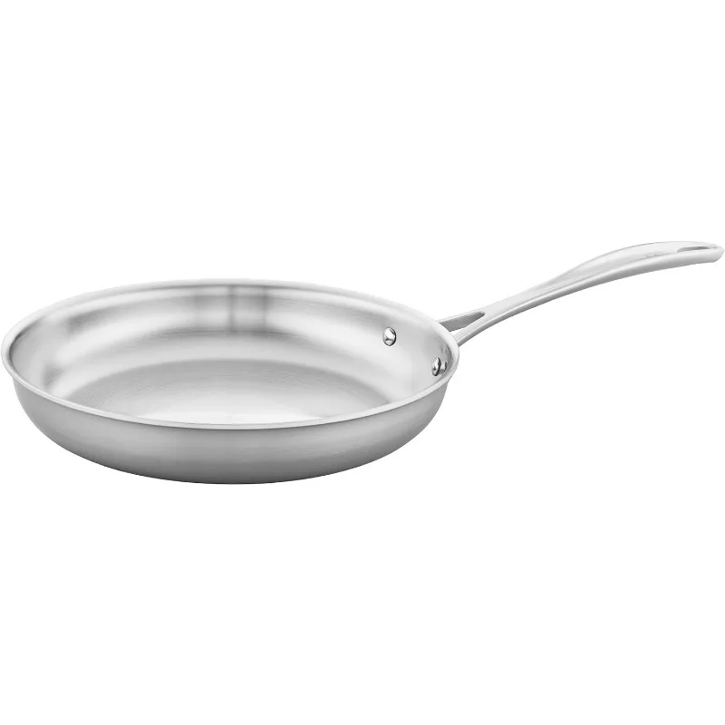 ZWILLING Spirit 3-ply 10-pc Stainless Steel Pots and Pans Set, Dutch Oven, Fry Pan,Silver 3