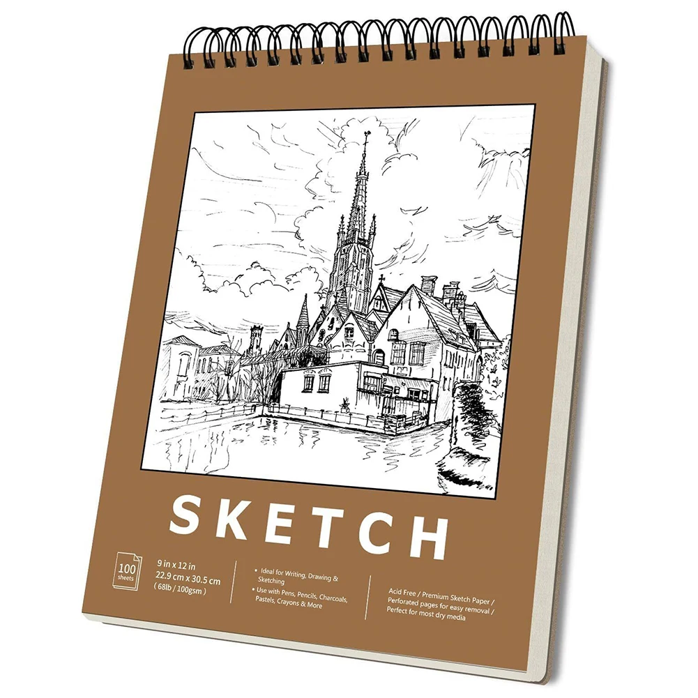 

Легко снимайте рисунки с помощью спиральной обвязки для легкого разрыва линии для легкого переворачивания страниц