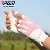 PGM 1 Pair Women's Open Finger Golf Gloves Breathable Mesh PU Sunscreen Finger Cover Left and Right Hand ST032 2