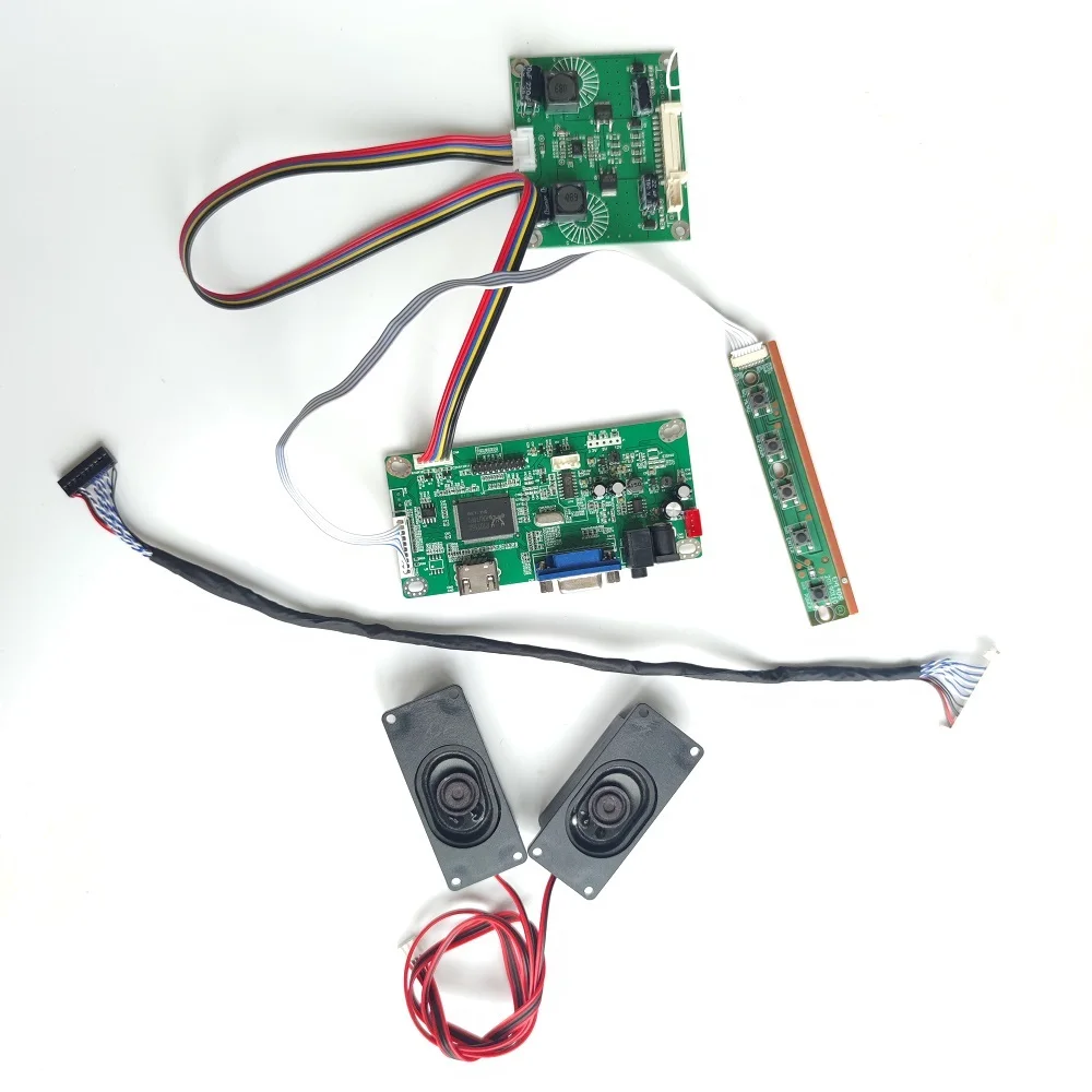 Kit com Alto-falante para Lm270wq1-sda2 Lm270wq1-sdc1 Lm270wq1 sd a2 sd c1 Imac 27 Led Edp Controlador Placa Hdmi-compatível Vga