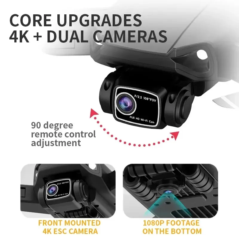 Drone Quadcopter L900 Pro SE Drone 8K HD Camera FPV Foldable Profesional Aerial GPS WIFI Photography Mini RC Quadcopter Helicopter Airplane Toys