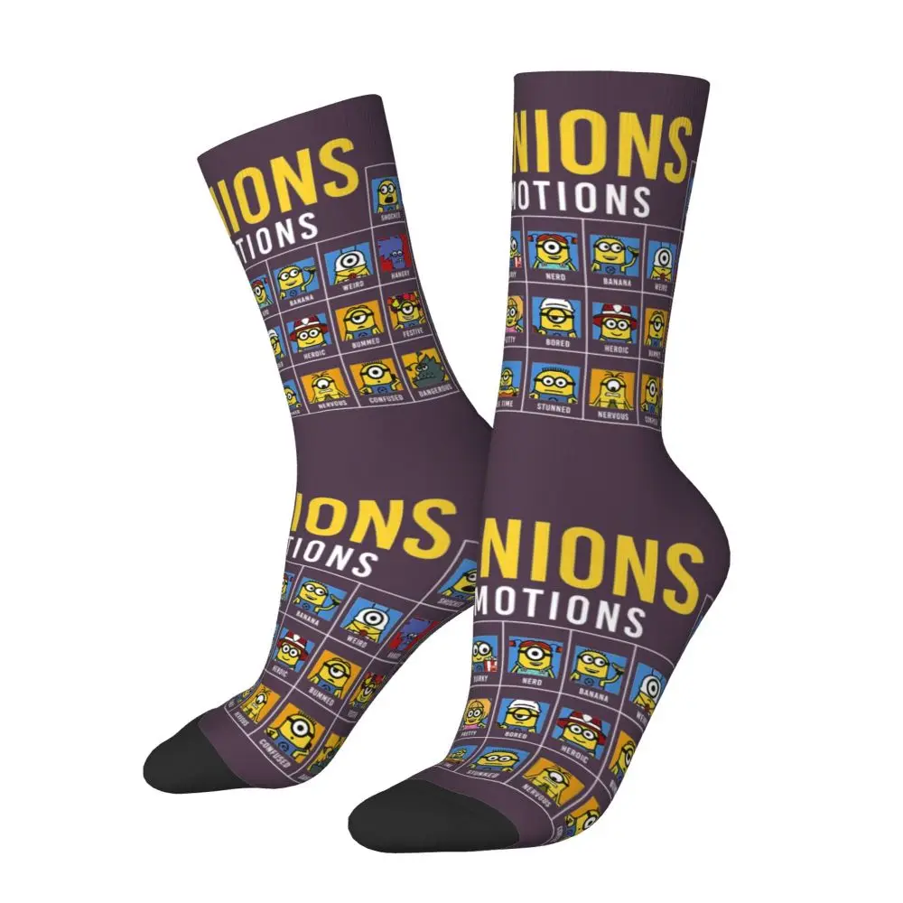 Custom Cool Print M- Minions Cartoon Socks for Women Men Stretchy Summer Autumn Winter M- Minions Bananas Crew Socks 92 S5be7b4bb520d4f91a29b43efb84c14c9Z