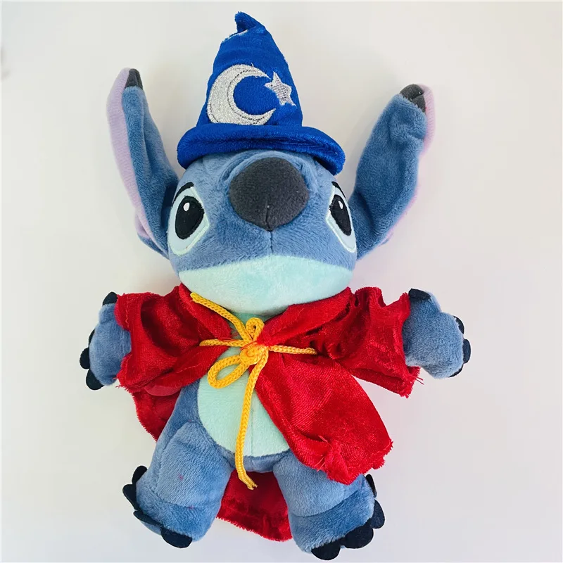 Disney Magician Stitch Pink Angel Plush Toys Kawaii Pixar Anime Plushie Pillow Dolls Soft Stuffed Children's Christmas Gifts 2