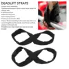 Black Strength Training Wrist Wraps & Figure 8 Lifting Straps - for home Gym Essentials 5