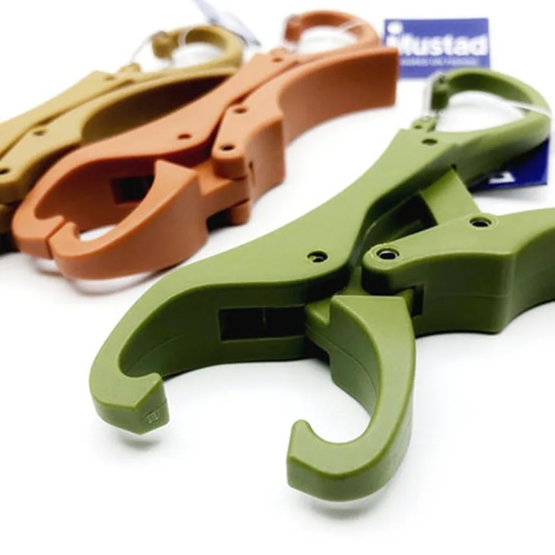 Mustad MT090 13.5CM Fish Clip Lip Mustad Fishing Tongs Fishing Clamp Lip Trigger Locking Clamp Pliers Gear Accessories