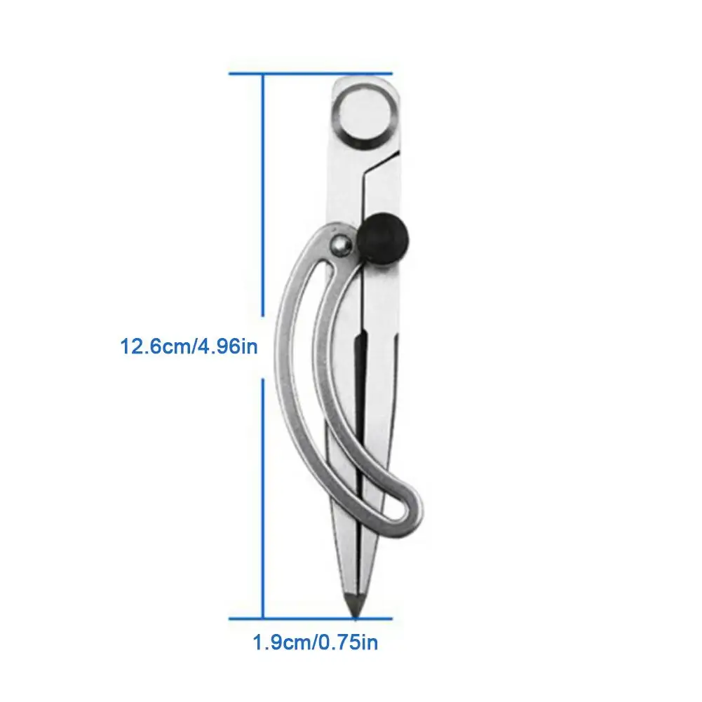 Wing Compass Professional Effective Carbon Steel Study Construction Compass-Circle Maker Woodwork Edge Liner Leather Tool drawing compass